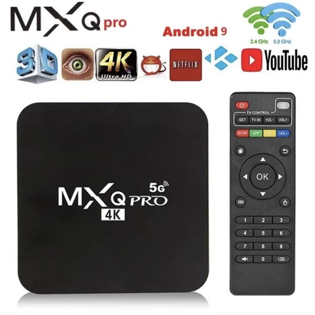 MXQ Pro 5G Android TV Box 4K Ultra HD
